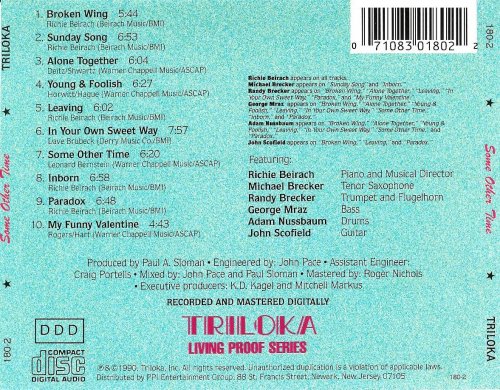 Richie Beirach, Michael Brecker, Randy Brecker, George Mraz, Adam Nussbaum, John Scofield - Some Other Time: A Tribute To Chet Baker (1990)