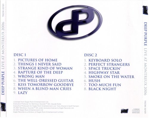 Deep Purple - Live At Montreux 2006 (2007) [Japanese Edition]