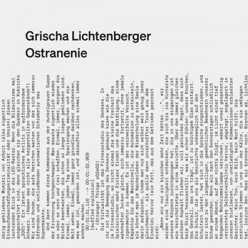 Grischa Lichtenberger - Ostranenie (2025)