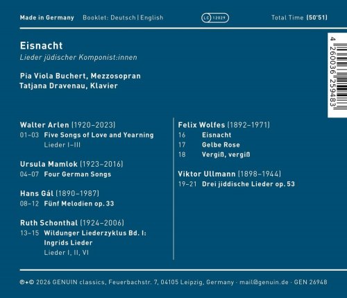 Pia Viola Buchert, Tatjana Dravenau - Eisnacht (2026) [Hi-Res]