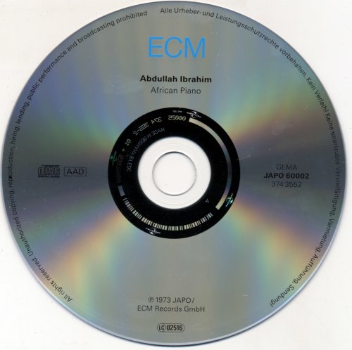 Abdullah Ibrahim - African Piano (1973)