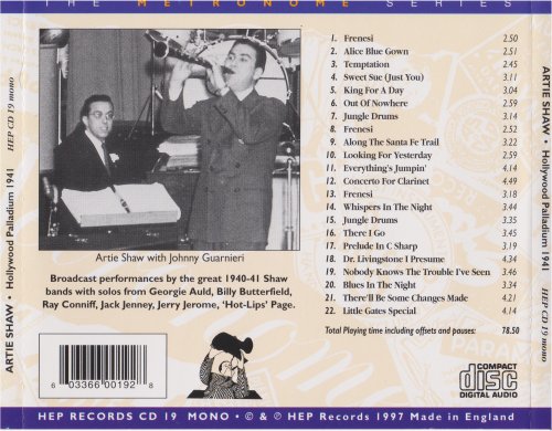 Artie Shaw And His Orchestra - Hollywood Palladium 1941 (1997)