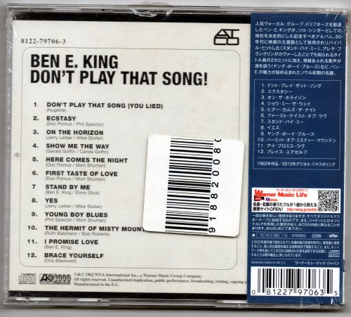 Ben E. King - Don't Play That Song! (1962) [2012 Atlantic 1000 R&B Best Collection]