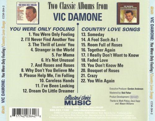 Vic Damone - You Were Only Fooling / Country Love Songs (2003)