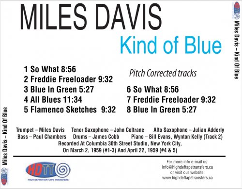 Miles Davis - Kind Of Blue (1959) [2022 DSD256]