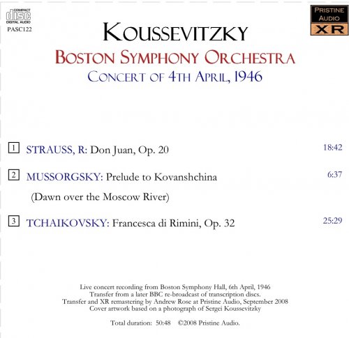 Serge Koussevitzky - Koussevitzky Conducts R. Strauss, Mussorgsky, Tchaikovsky (1946) [2008]