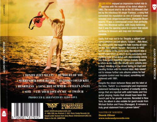 Aldo Nova - Twitch (Remaster 2021)