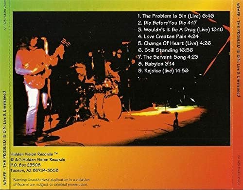 Agape - The Problem Is Sin: Live And Unreleased (1973) [1996]