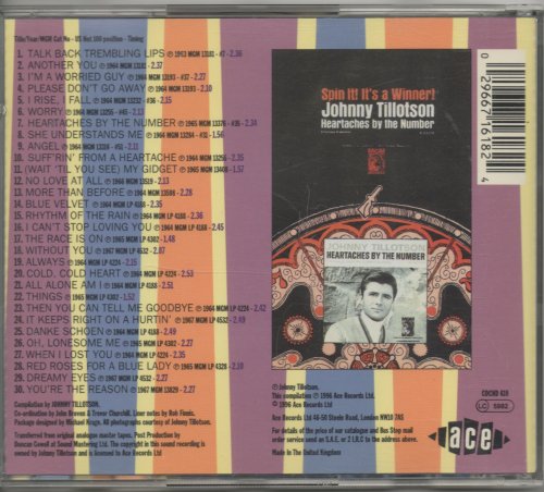 Johnny Tillotson - The Best Of The MGM Years (1996)