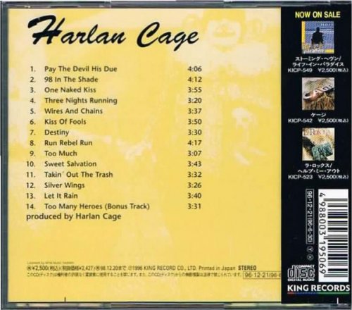 Harlan Cage - Harlan Cage (1996) [Japanese Edition]