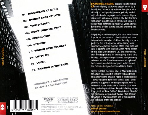 The Ladder - The Ladder (1986) [2024 Rock Candy Remastered]