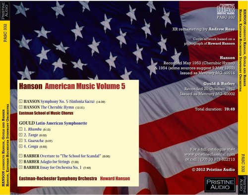 Howard Hanson - Hanson conducts American Music Vol.5 (1952-54) [2012]