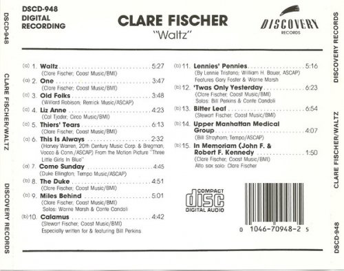 Clare Fischer - Waltz (1988)
