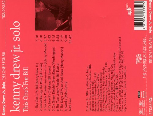 Kenny Drew, Jr. solo - This One's For Bill (1999)