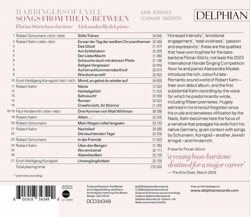 Florian Störtz, Aleksandra Myslek - Harbingers of Exile: Songs from the In-Between (2026) [Hi-Res]