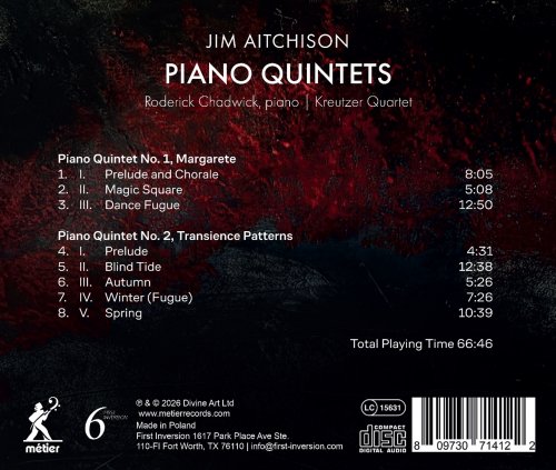 Roderick Chadwick, Kreutzer Quartet - Jim Aitchison: Piano Quintets (2026) [Hi-Res]