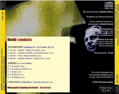 Antal Dorati - Tchaikovsky, Albéniz and de Falla (1952/57) [2012]