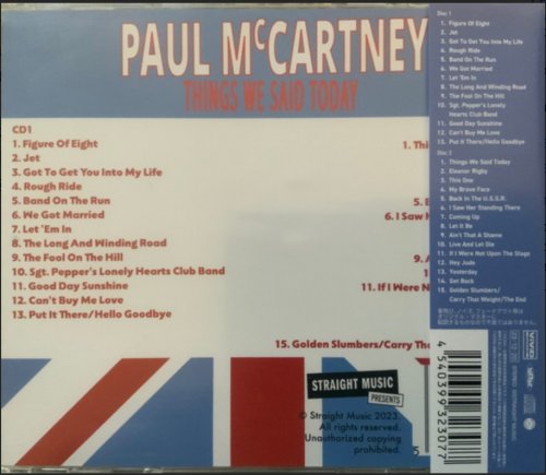 Paul McCartney - Live at Tokyo Dome 1990-03-07 (2023)