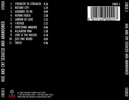 Hue And Cry - Seduced And Abandoned (1987)