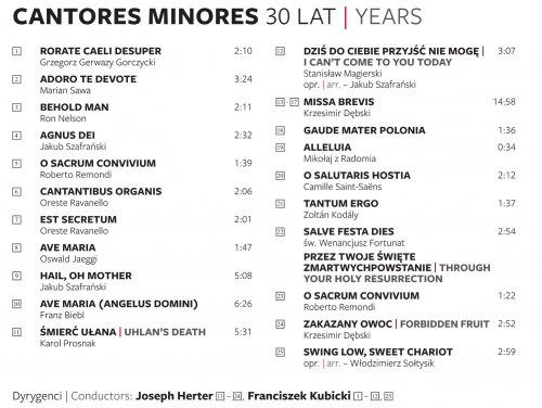Archikatedralny Chor Meski Cantores Minores, Joseph Herter, Franciszek Kubicki - 30 lat | Years (2021)