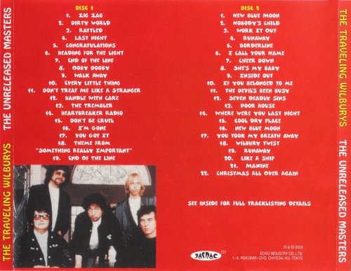 The Traveling Wilburys - The Unreleased Masters (2003)