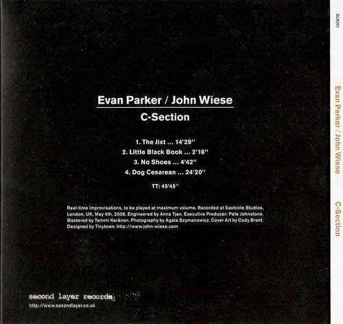 Evan Parker / John Wiese - C-Section (2009)