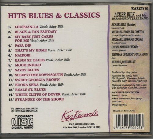 Acker Bilk - Hits Blues & Classics (1989)