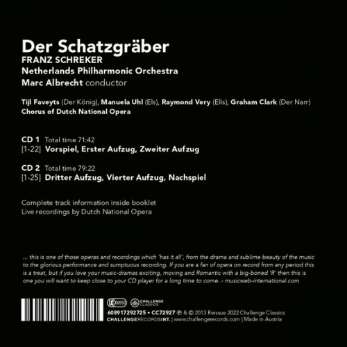 Netherlands Philharmonic Orchestra, Marc Albrecht - Franz Schreker: Der Schatzgraber (Live) (2013)