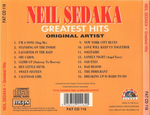Neil Sedaka - Greatest Hits (1993)