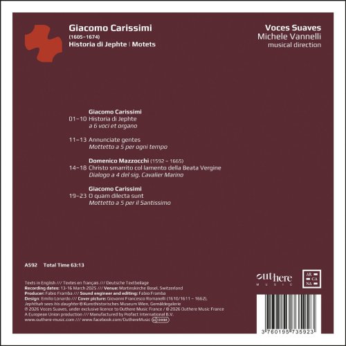 Voces Suaves, Michele Vannelli - Carissimi: Historia di Jephte. Motets (2026) [Hi-Res]