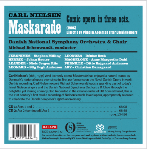 Danish National Symphony Orchestra & Choir, Dénise Beck - Nielsen: Maskarade, FS 39 (2015) [Hi-Res]