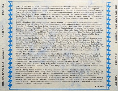 VA - 80 All-time Hits Vol. 1 - The Big Band Era 5 CD (1988)