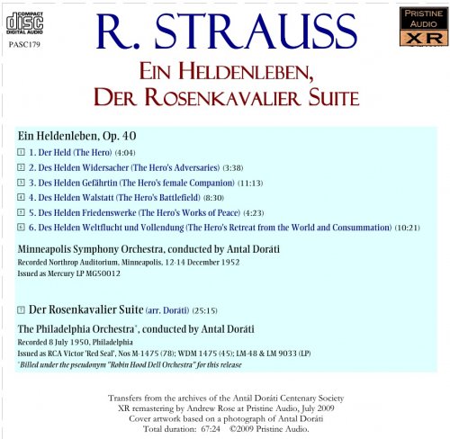 Antal Dorati - Strauss: Ein Heldenleben, Rosenkavalier Suite (1950/52) [2009]