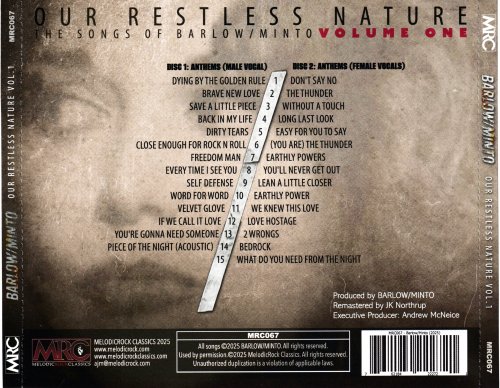 Barlow & Minto - Our Restless Nature - The Songs Of Barlow / Minto (Volume One And Two) (4-CD Box Set Limited Edition) (2025)