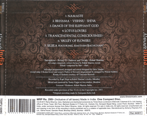 Kenny G & Rahul Sharma - Namaste India (2011)