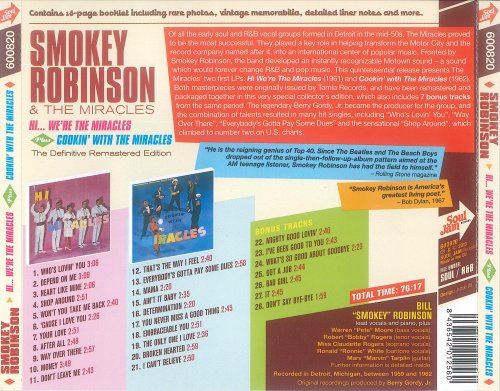 Smokey Robinson & The Miracles - Hi.., We're The Miracles / Cookin' With The Miracles (2013)