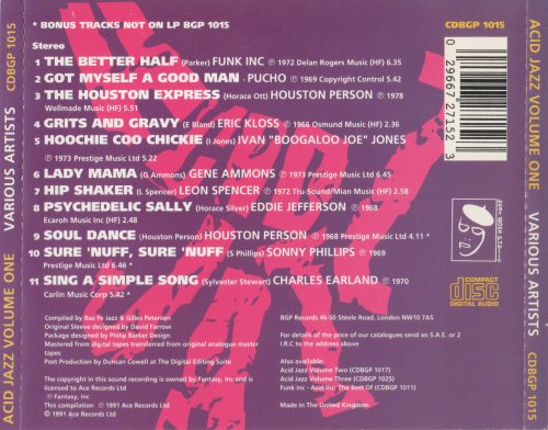 VA - Acid Jazz Vol. 1 (1991)