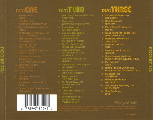 VA - Rockin' 70s (3 x CD) (2004)