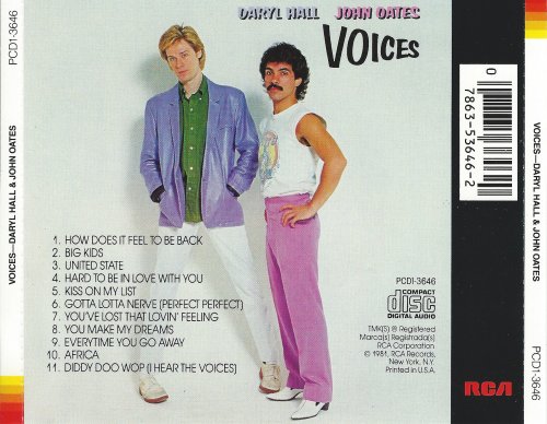 Daryl Hall & John Oates - Voices (1980) [1985]