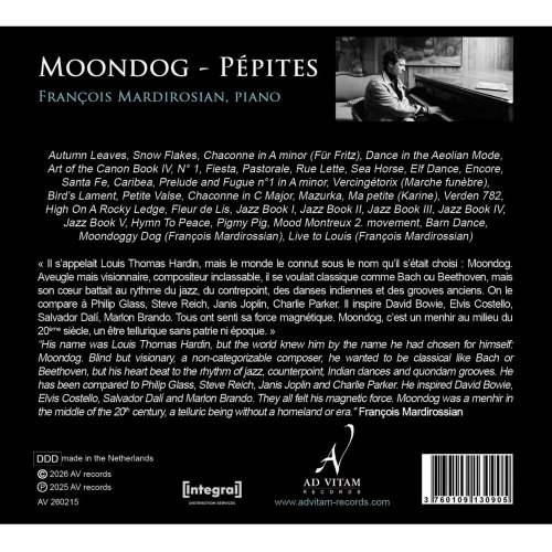 François Mardirossian - Moondog - Pépites (2026) [Hi-Res]