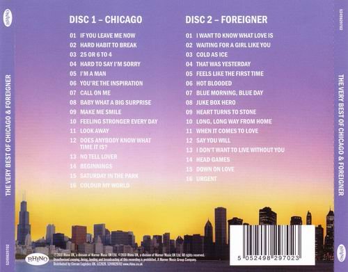 Chicago & Foreigner - The Very Best Of Chicago & Foreigner (2010)