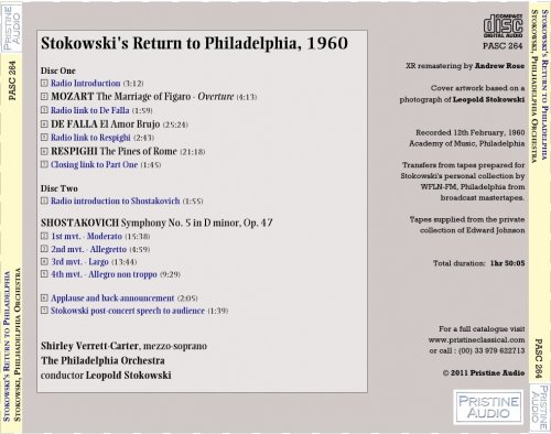 Leopold Stokowski - Complete Philadelphia Return Concert (1960) [2011]