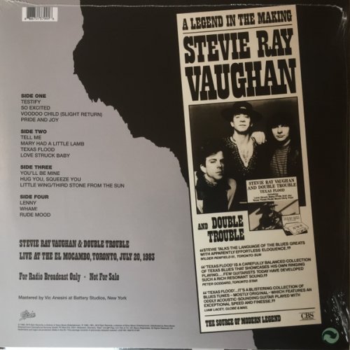 Stevie Ray Vaughan And Double Trouble ‎- A Legend In The Making (2015) 2LP