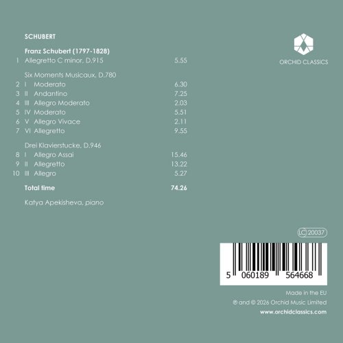 Katya Apekisheva - Schubert (2026) [Hi-Res]