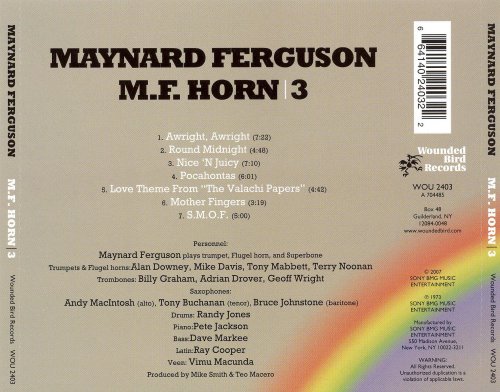 Maynard Ferguson - M.F. Horn 3 (2007)