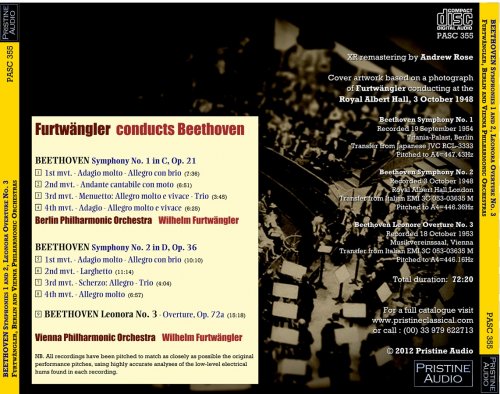 Wilhelm Furtwangler - Beethoven: Symphonies 1 & 2 (1948-54) [2012]