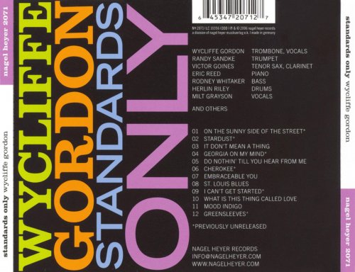 Wycliffe Gordon - Standards Only (2006) CD Rip