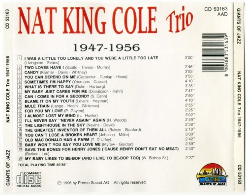 The Nat King Cole Trio - 1947-1956 (1998)
