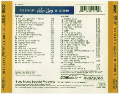 Helen Ward - The Complete Helen Ward On Columbia (2000)
