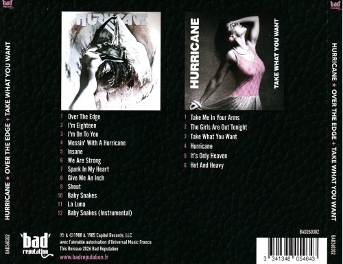 Hurricane - Over The Edge / Take What You Want (Remaster 2026)